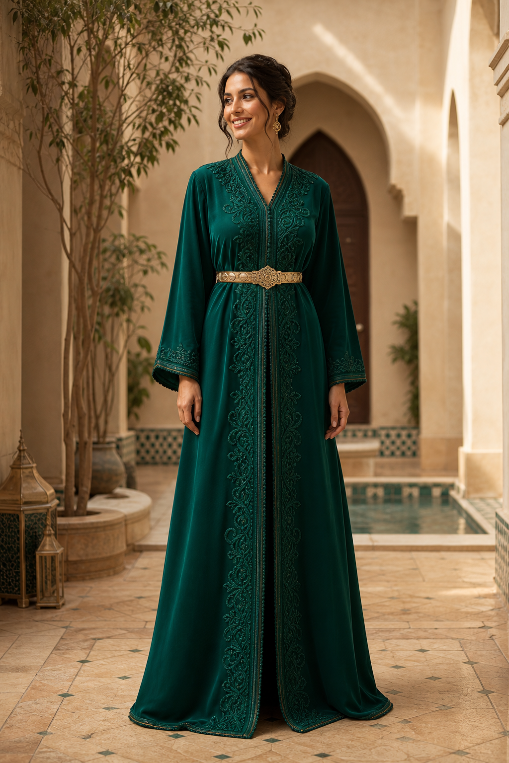 Caftan marocain élégant